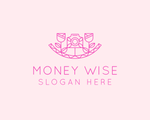 Pink Flower Photography logo design