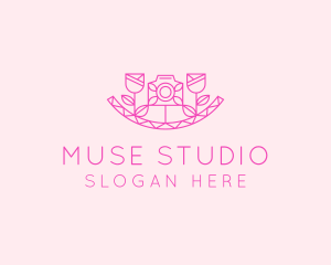 Pink Flower Photography logo design