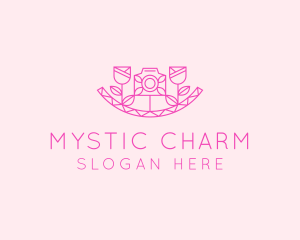 Pink Flower Photography logo design