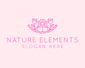 Pink Flower Photography logo design