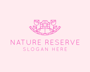 Pink Flower Photography logo design