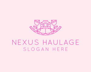 Pink Flower Photography logo design