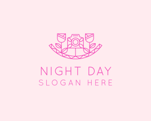 Pink Flower Photography logo design