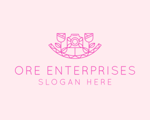 Pink Flower Photography logo design