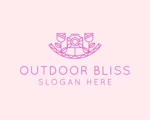 Pink Flower Photography logo design