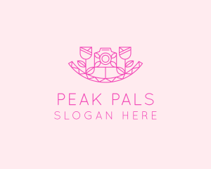 Pink Flower Photography logo design