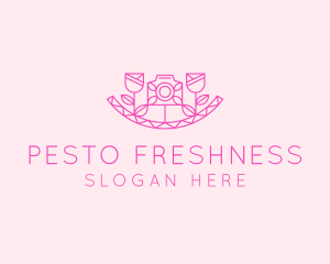 Pink Flower Photography logo design