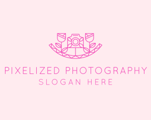 Pink Flower Photography logo design