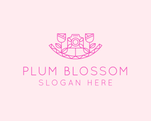 Pink Flower Photography logo design