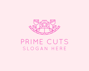 Pink Flower Photography logo design