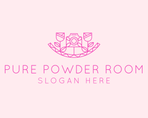 Pink Flower Photography logo design