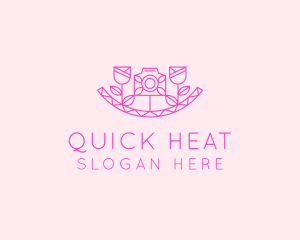 Pink Flower Photography logo design