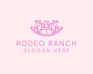 Pink Flower Photography logo design