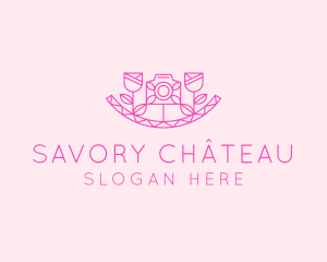 Pink Flower Photography logo design