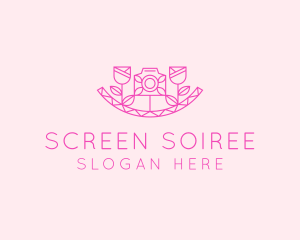 Pink Flower Photography logo design