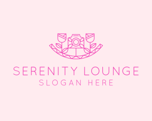 Pink Flower Photography logo design