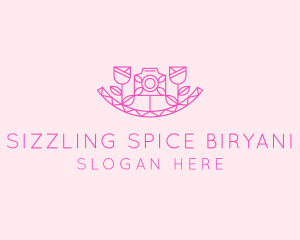 Pink Flower Photography logo design