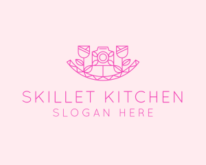 Pink Flower Photography logo design