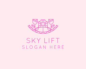 Pink Flower Photography logo design