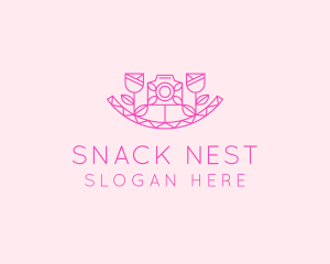 Pink Flower Photography logo design