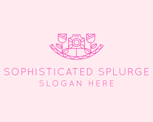 Pink Flower Photography logo design