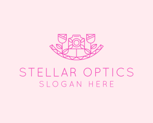 Pink Flower Photography logo design