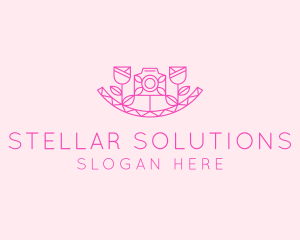 Pink Flower Photography logo design