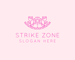 Pink Flower Photography logo design