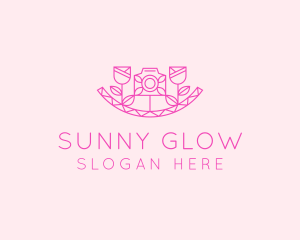 Pink Flower Photography logo design