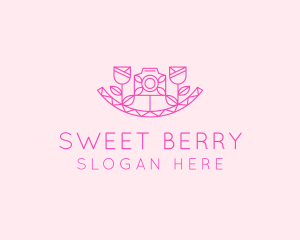 Pink Flower Photography logo design