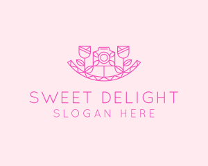 Pink Flower Photography logo design