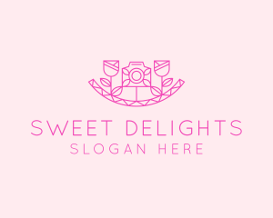 Pink Flower Photography logo design