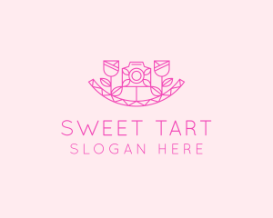 Pink Flower Photography logo design