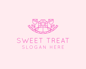 Pink Flower Photography logo design