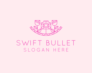 Pink Flower Photography logo design