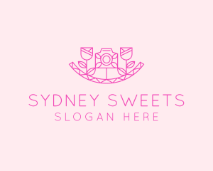 Pink Flower Photography logo design