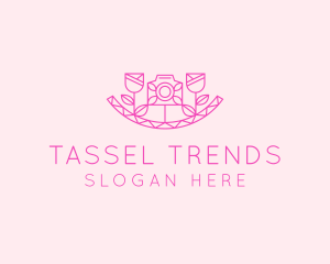 Pink Flower Photography logo design