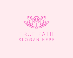 Pink Flower Photography logo design