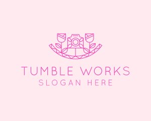 Pink Flower Photography logo design