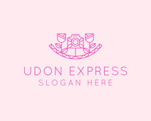 Pink Flower Photography logo design