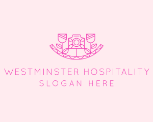 Pink Flower Photography logo design