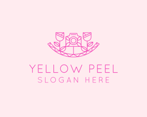 Pink Flower Photography logo design