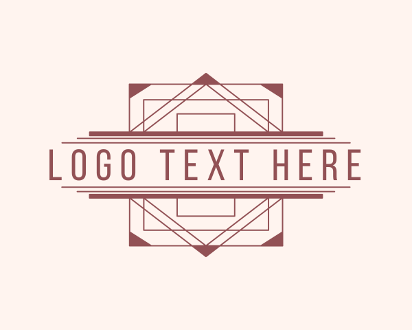 Art Deco Geometric Boutique logo