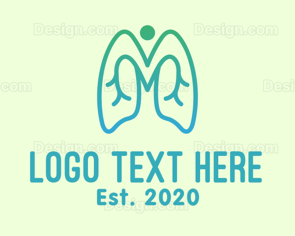 Gradient Respiratory Lungs Logo