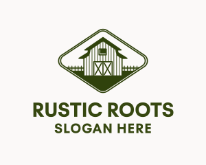 Rustic Old Barn logo design