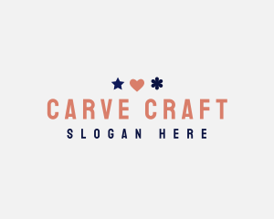 Playful Craft Shape  logo design