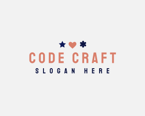 Playful Craft Shape  logo design