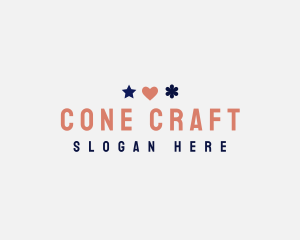 Playful Craft Shape  logo design