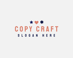 Playful Craft Shape  logo design