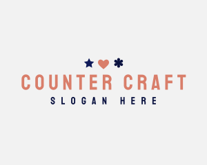 Playful Craft Shape  logo design